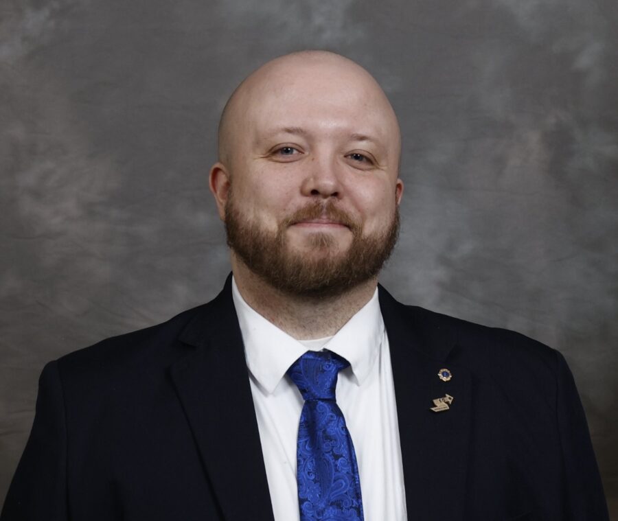 Portrait of Zach Wosmek, District Governor